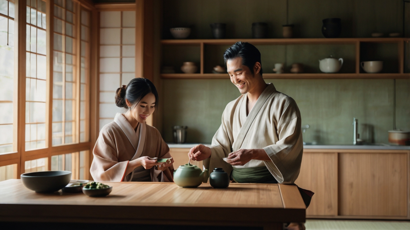 緑茶畑の風景